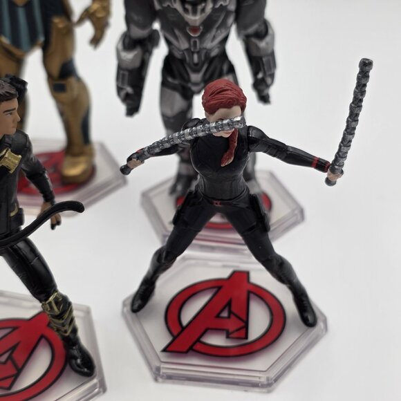 Marvel Endgame Cake Topper Disney Marvel Lot Of 9 Hulk, Thanos, Ironman, Captain - Picture 5 of 10